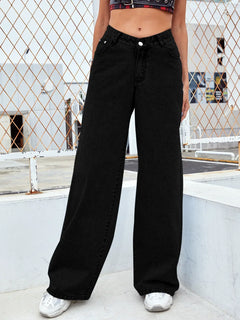 Clara™ Stretch-Flared in Schwarz