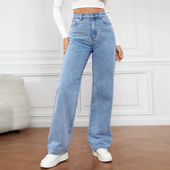 Clara™ Stretch-Flared in Hellblau