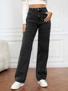 Clara™ Stretch-Flared in Rauchgrau