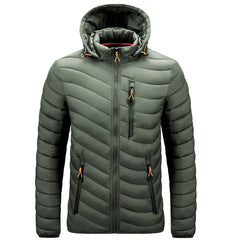 Luigi | Leichte Winterjacke für Herren in Olivgrün