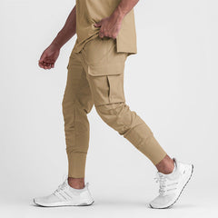 Damon | Multi-Taschen Jogginghose in Khaki