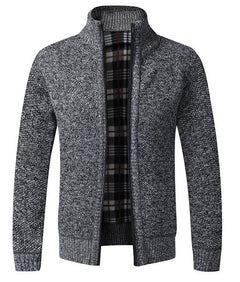 Lennart | Lässiger Strick-Cardigan in Dunkelgrau
