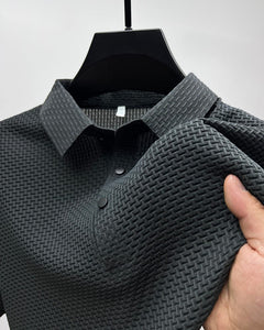 Timothy – Sommer Poloshirt für Herren in Grau