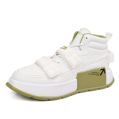 Herren Sportliche Sneaker mit innovativer Schnürtechnologie in Weiß