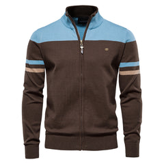 Rafael | Modische Strickjacke in Helles Blau