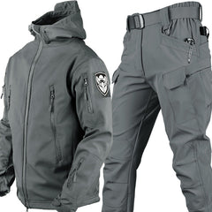 Nomad-Set | Wetterfeste Outdoor-Kombination in Grau