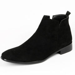 Giuliano | Chelsea Boots in Schwarzes Wildleder