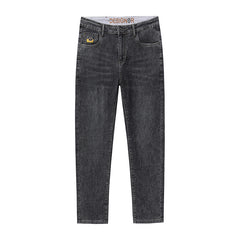 Aiden | Slim Fit Stretch-Jeans in Schwarz