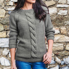 SEIL | ELEGANTER STRICKSTIL in Grau