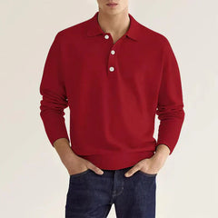 Bernardo | Klassisches Polohemd in Rot