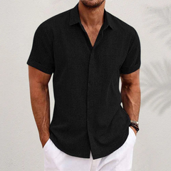 Barcelona Summer Shirt in Black