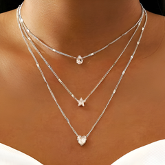 Avalyne - Elegante Anhängerkette in Silber