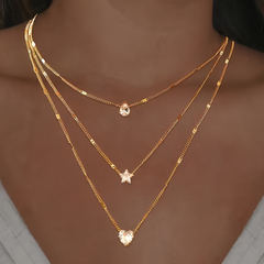 Avalyne - Elegante Anhängerkette in Gold