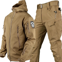 Rupert - Windjacke & Hose Set in Beige