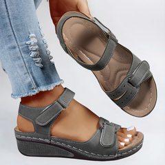 Margot | Orthopädische Komfort-Flex Sandale für Damen in Grau