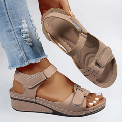 Margot | Orthopädische Komfort-Flex Sandale für Damen in Khaki