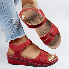 Margot | Orthopädische Komfort-Flex Sandale für Damen in Rot