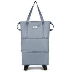 OrdnungMeister™ Stressfreies Reisen und Packen in Blau mit Rädern