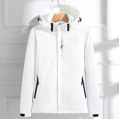 Regenjacke Damen Elegant | Wasserdicht & Alltagstauglich in Weiß