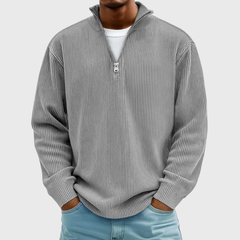 Felix | Stylisher Pullover Herren elegant & lässig in Grau