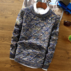 Bernard - Ultimativer Winterpullover Herren in Blau