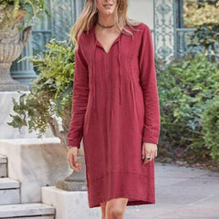 Mavis - Stilvolles Sommerkleid in Rot