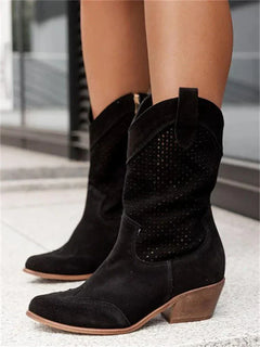 Nivora – Hochwertige Lederstiefel in Schwarz