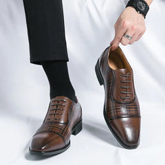 Étienne | Elegante Herrenschuhe in Dunkelbraun