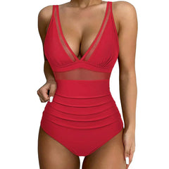 Vania® | Stilvoller Strandbadeanzug in Rot