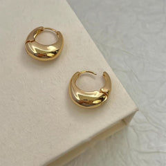 Micara - Lunar Hoops - Ohrringe in Gold