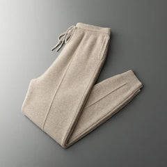 Turin Merino Wool Trousers in Camel