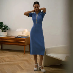 Pearl | Elegantes Partykleid in Blau