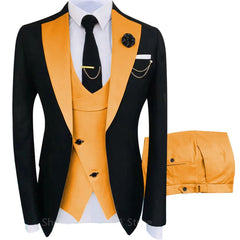 Herren Slim Fit Hochzeitsgast Anzug | Formelle in Orange