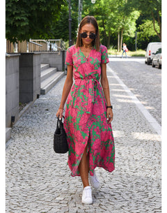 Emi - Bequemes Kleid in Rosa