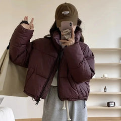 Dasha - Pufferjacke - Gekürzter Schnitt in Rot