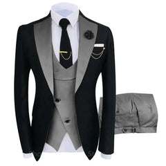 Herren Slim Fit Hochzeitsgast Anzug | Formelle in Grau