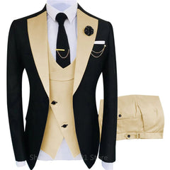 Herren Slim Fit Hochzeitsgast Anzug | Formelle in Beige