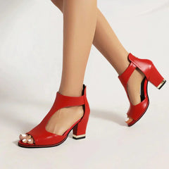 Ivey - Ortho Absatzsandalen in Rot