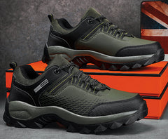 Herren Barfuß Wander Schuhe | Schnüren in Grün
