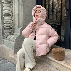 Daunenjacke für Frauen in Rosa