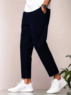 ALEXANDER | LEICHTE UND LUXURIÖSE HOSE in Blau