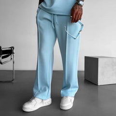 Zurich™ Hose im Maßgeschneiderten Stil mit Lockerer Passform in Hellblau