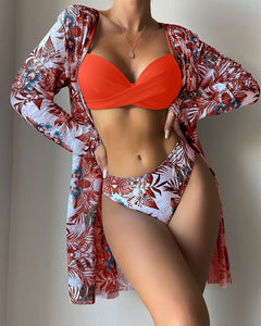 Lana® | Bikini-Komplett-Outfit für den Strand in Rot