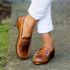 Mariela® | Hochwertige orthopädische Slipper in Braun