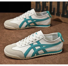 Armin | Geometrische Sommer-Sneaker für Damen & Herren in Graugrün