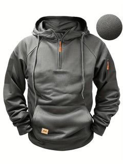Hoodie Herren Warm Mit Kapuze | Casual & Funktional in Dunkelgrau