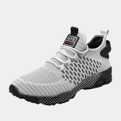 William - Atmungsaktive Turnschuhe aus Mesh in Grau
