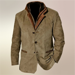 Pontus - Vintage-Jacke für Männer in Khaki