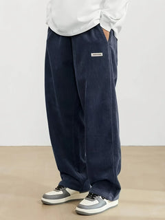 Verona Corduroy Pants in Dark Blue