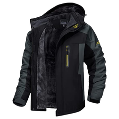 WINDBREAKER UND WASSERDICHT JACKE - OUTDOOR in Schwarz